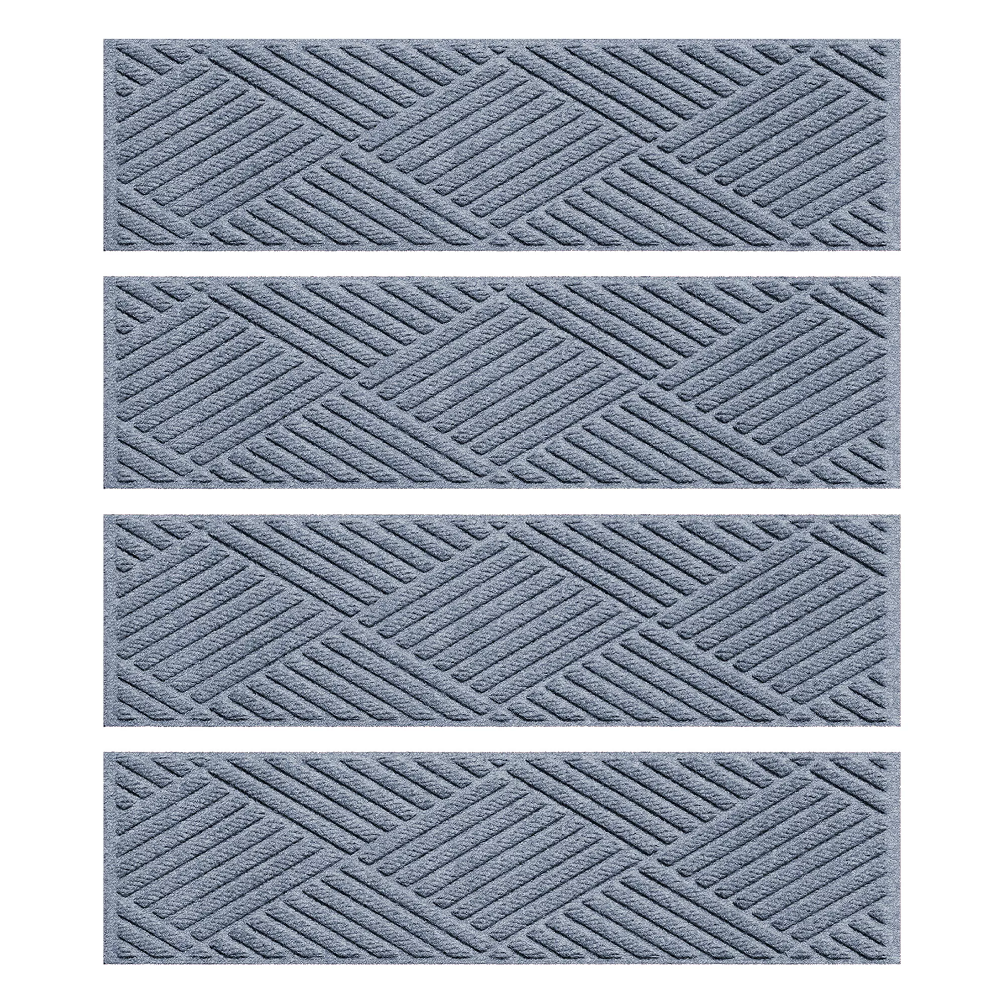 Bungalow Flooring WaterHog Diamonds Stair Tread, 4 Count