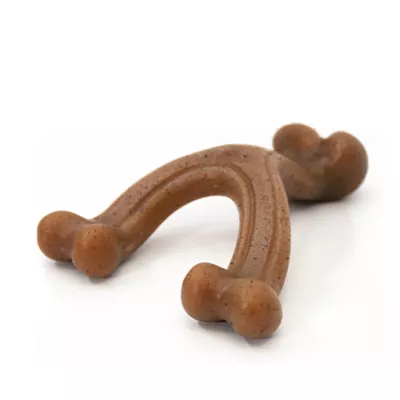 Product Nylabone® Gourmet Wishbone Chew Dog Toy - Bacon