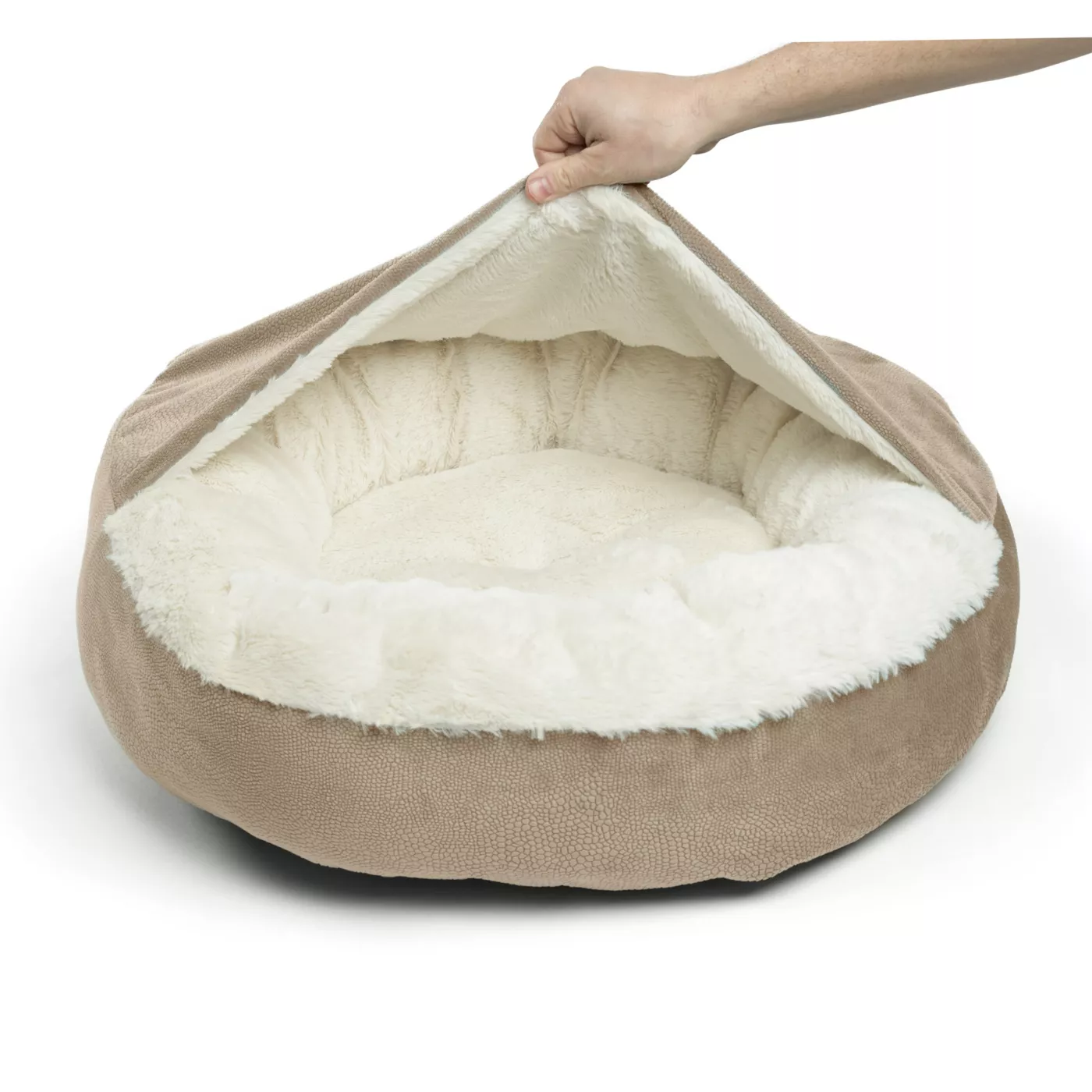 Hooded cat bed best sale