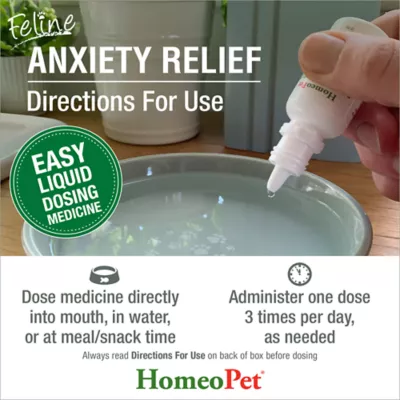 HomeoPet Feline Anxiety Relief Liquid - Cat Stress & Anxiety Relief Aid, 15 mL - Image 5