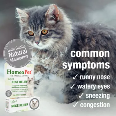 HomeoPet Feline Nose Relief for Cats, Nasal & Sinus Supplement, 15mL - Image 3