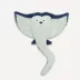 Joyhound® Bite Shield™ Protection Plush Sting Ray Dog Toy - Squeaker, Crinkle image thumbnail 1