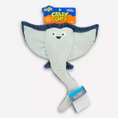 Product Joyhound® Bite Shield™ Protection Plush Sting Ray Dog Toy - Squeaker, Crinkle