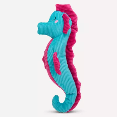 Product Joyhound Bite Shield™ Protection Plush Seahorse Dog Toy - Squeaker, Crinkle