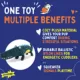 Product Joyhound® Bite Shield™ Protection Plush Crocodile Dog Toy - Squeaker, Crinkle