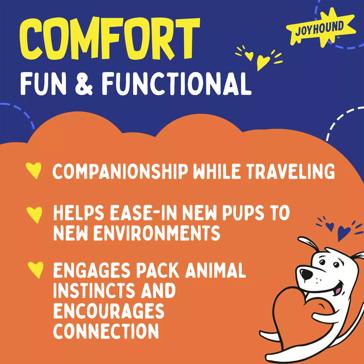 Joyhound Bite Shield™ Protection Plush Giraffe Dog Toy - Squeaker, Crinkle