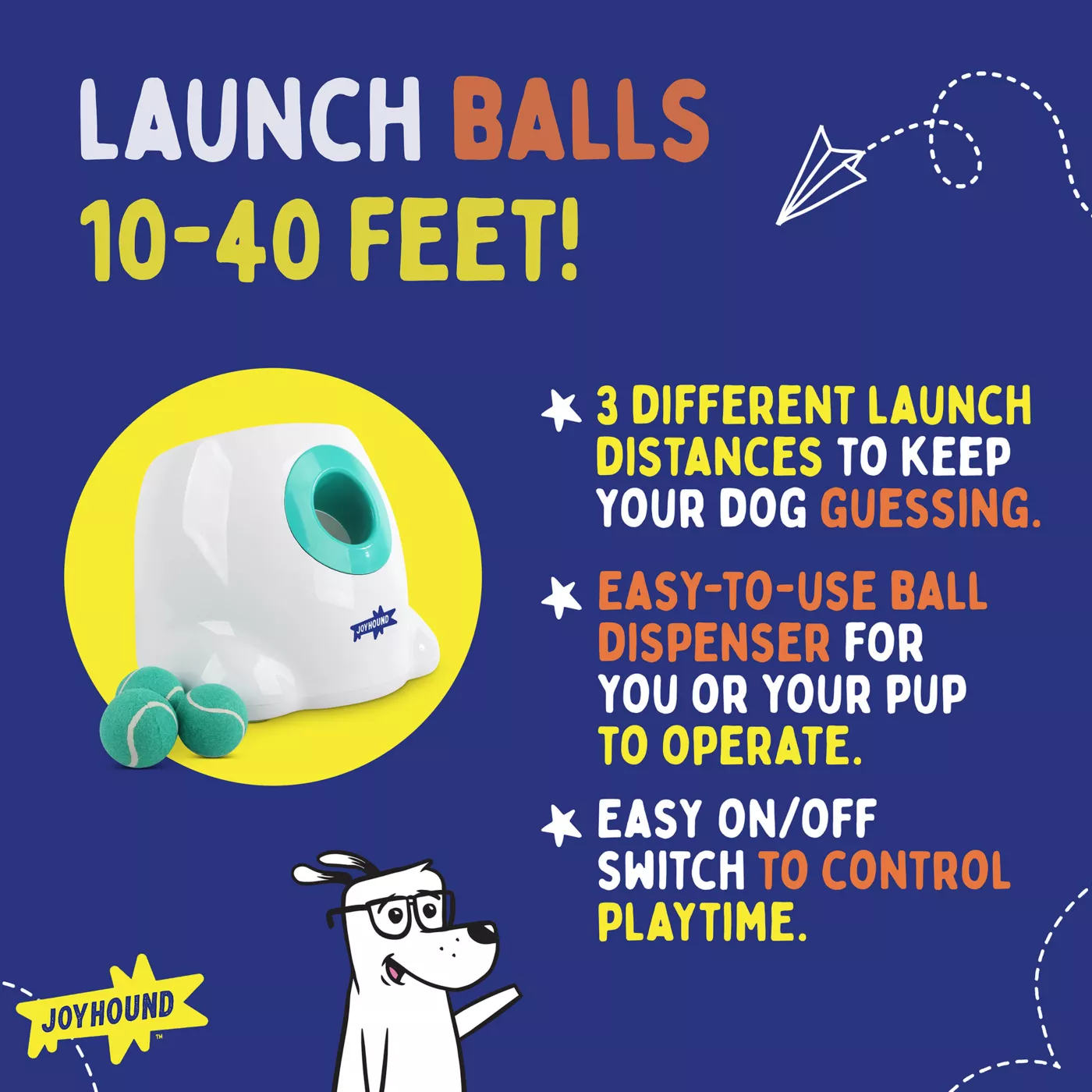 Joyhound Electronic Ball Launcher Dog Toy