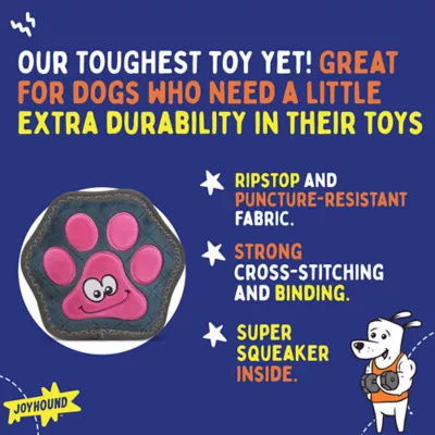 Product Joyhound Rip Roarin' Tough Paw Dog Toy - Squeaker