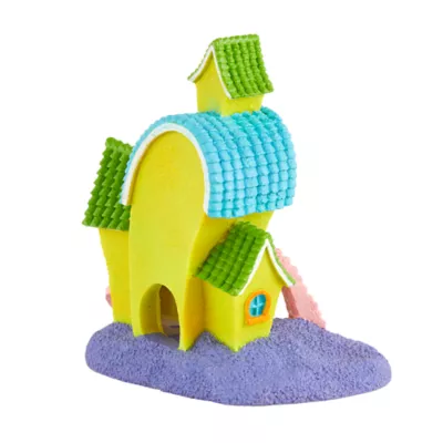 Product Top Fin® Upside Down Wide Green House Aquarium Ornament