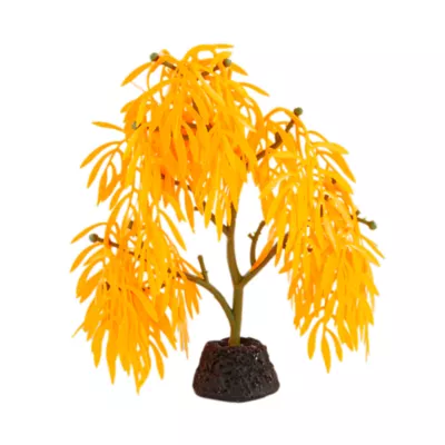 Product Top Fin® Upside Down Orange Tree Aquarium Ornament