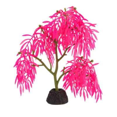 Product Top Fin® Upside Down Pink Tree Aquarium Ornament