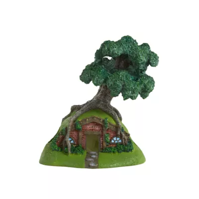 Product Top Fin Fantasy Red House & Tree Aquarium Ornament