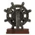 Top Fin® Wheel & Pirate Skull Aquarium Ornament image thumbnail 2