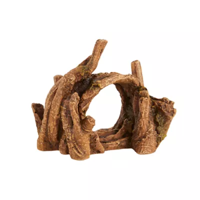 Product Top Fin® Wood Circle Aquarium Ornament