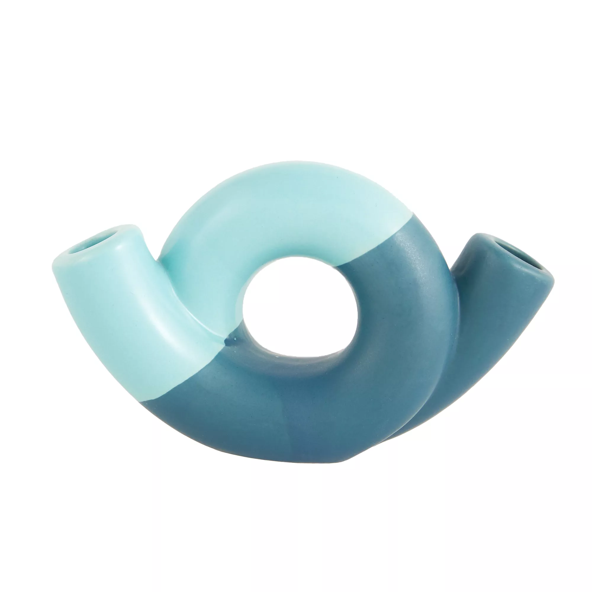 Top Fin® Futurology Ring Teal Bubbler & Aquarium Ornament