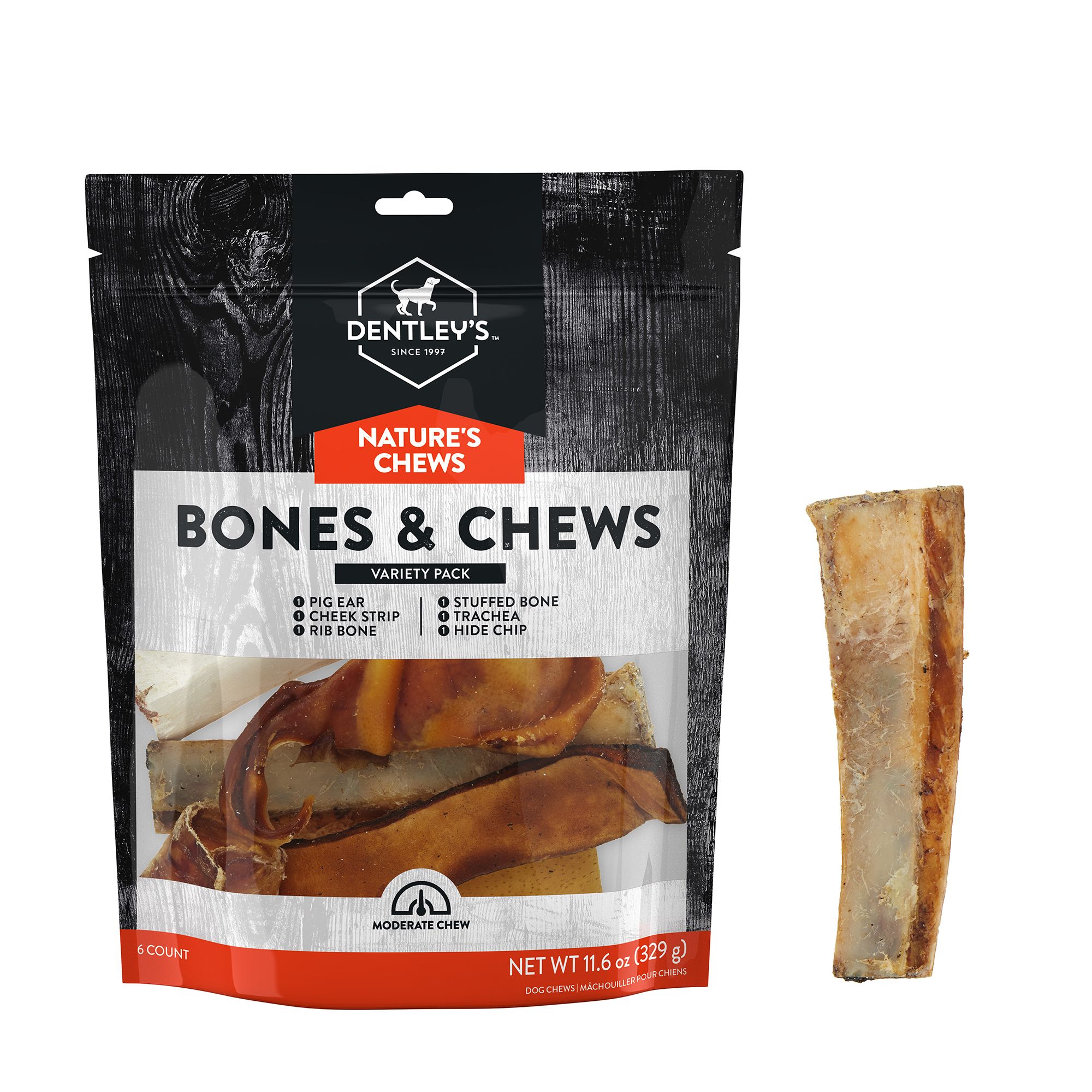 Dentley's Nature's Chews Mega Mix Dog Chews | dog Bones, Bully Sticks ...