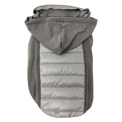 Pet Life Apex Lightweight Hybrid 4-Season Stretch & Quick-Dry Dog Coat with Pop Out Hood - Image 1