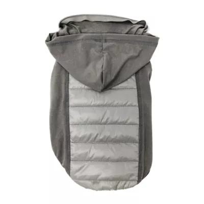 Pet Life Apex Lightweight Hybrid 4-Season Stretch & Quick-Dry Dog Coat with Pop Out Hood - Image 1