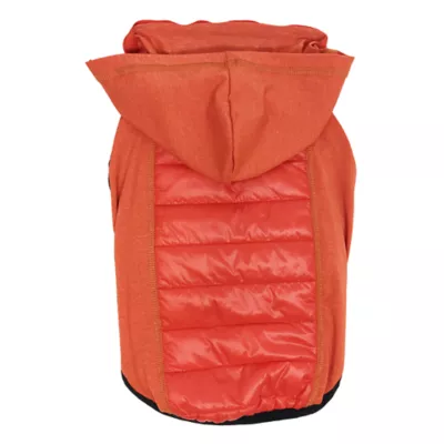 Pet Life Apex Lightweight Hybrid 4-Season Stretch & Quick-Dry Dog Coat with Pop Out Hood - Image 1