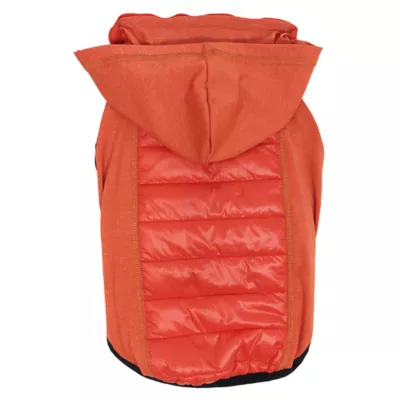 Pet Life Apex Lightweight Hybrid 4-Season Stretch & Quick-Dry Dog Coat with Pop Out Hood - Image 1