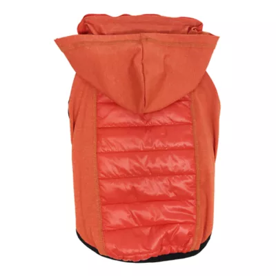 Pet Life Apex Lightweight Hybrid 4-Season Stretch & Quick-Dry Dog Coat with Pop Out Hood - Image 1