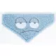Product Touchdog Dizzy-Eyed Cyclops Cotton Velcro Dog Bandana & Scarf