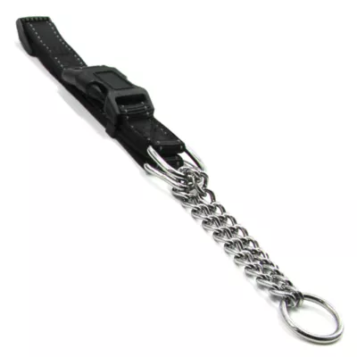 Product Pet Life Tutor-Sheild Martingale Safety & Training Chain Dog Collar