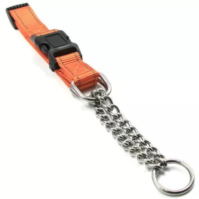 Product Pet Life Tutor-Sheild Martingale Safety & Training Chain Dog Collar