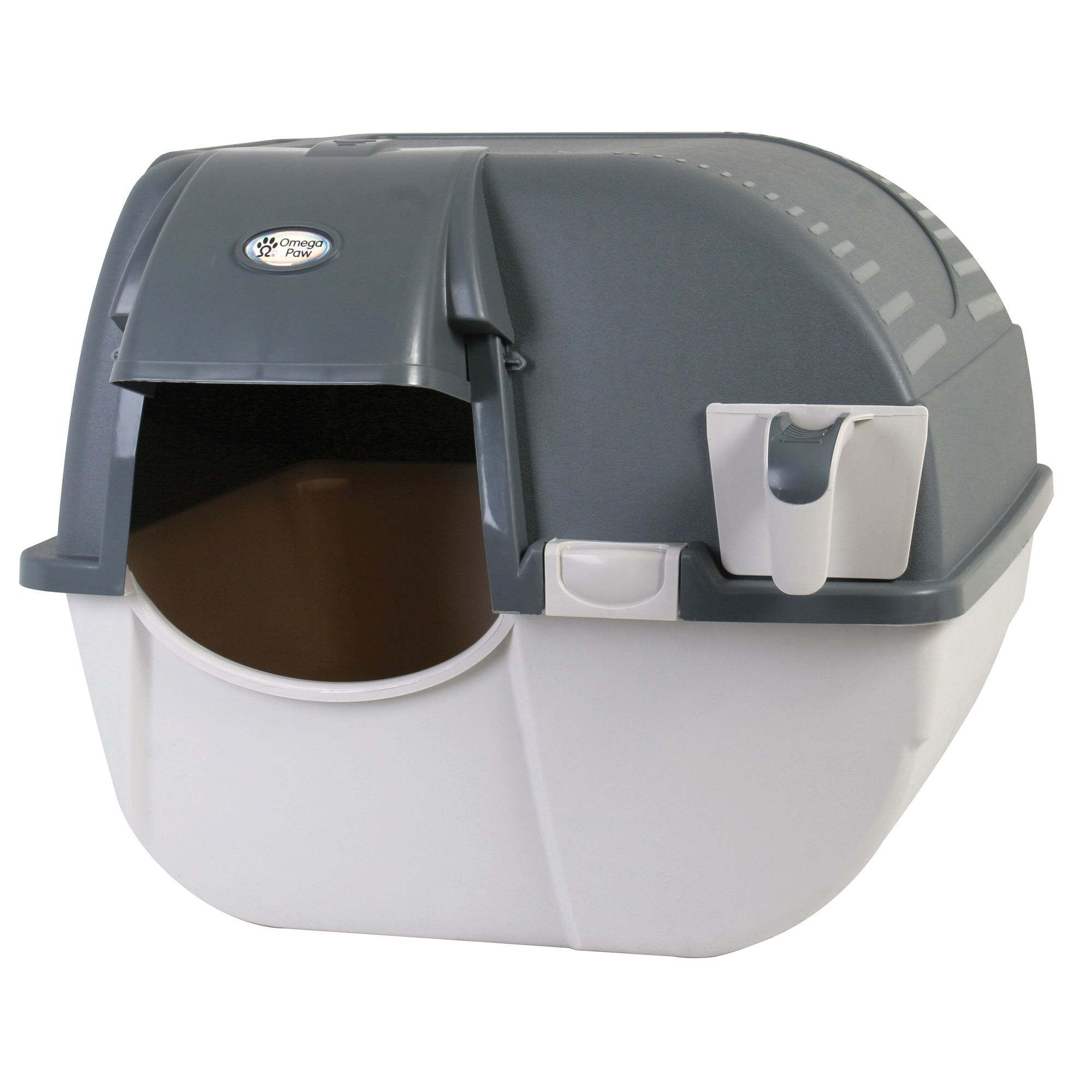 Omega Paw Easy Fill Roll N Clean Self Cleaning Litter Box Regular Size