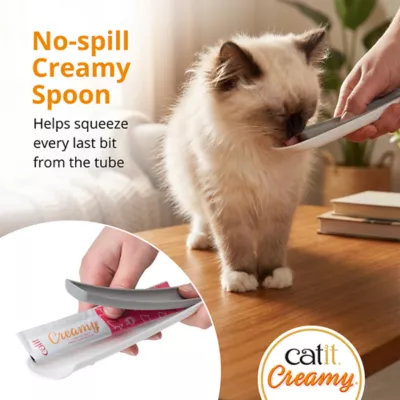 Catit Creamy Lickable Salmon Cat Treat - 12 packs - Image 5