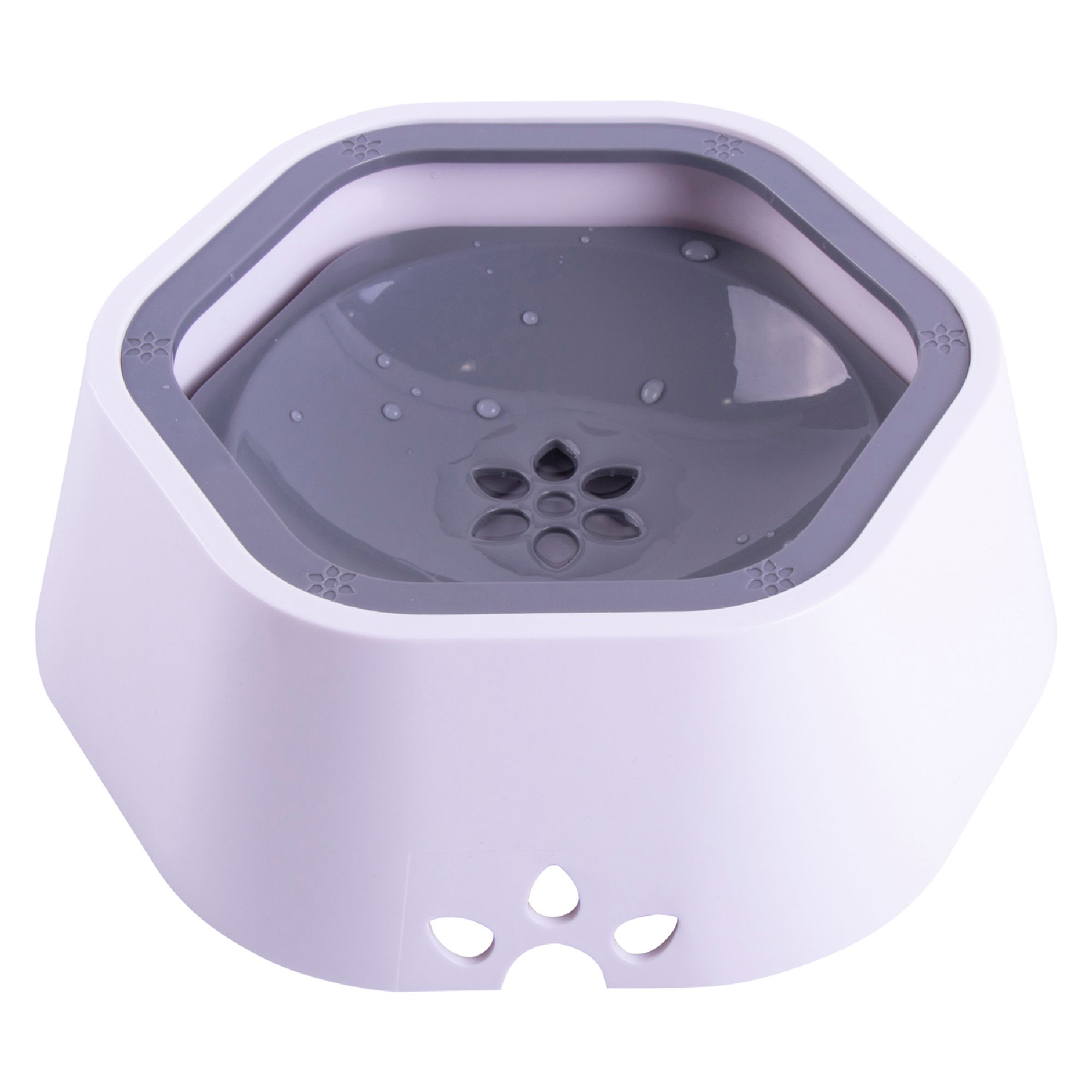 Pet Life Everspill 2 in 1 Food and Anti Spill Water Pet Bowl 3 cup