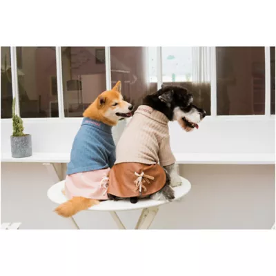 Product Touchdog Modress Fashion Designer Dog Sweater Dress