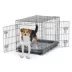 Top Paw® Double Door Folding Wire Dog Crate w/ Divider Panel - Leak Prook Tray; Metal, SM-XL image thumbnail 2