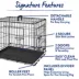 Top Paw® Double Door Folding Wire Dog Crate w/ Divider Panel - Leak Prook Tray; Metal, SM-XL image thumbnail 5