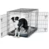 Top Paw® Double Door Folding Wire Dog Crate w/ Divider Panel - Leak Prook Tray; Metal, SM-XL image thumbnail 2