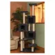 Product Armarkat 80-in Real Wood Cat Tower with Condos for Multiple Cats, Dark Gray