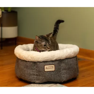 Product Armarkat Cozy Beige and Gray Cat Bed