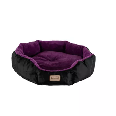 Product Armarkat Large Purple and Black Soft Cat Bed