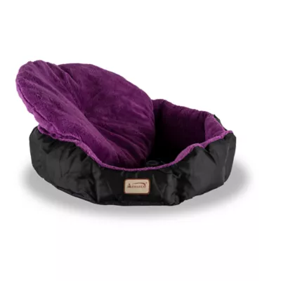 Product Armarkat Large Purple and Black Soft Cat Bed