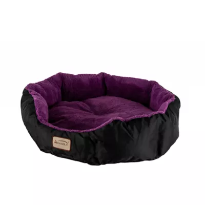 Product Armarkat Large Purple and Black Soft Cat Bed