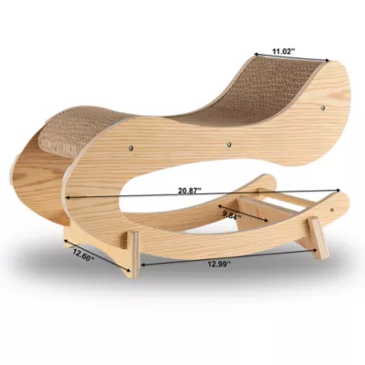 Product Armarkat Real Wood Wooden Cat Rocking Chair Cat Scratcher