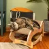 Armarkat Real Wood Wooden Cat Rocking Chair Cat Scratcher image thumbnail 6