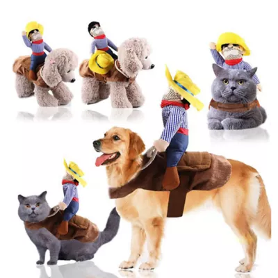 Product Pet Life Halloween Yeepaw Cowboy Dog & Cat Costume
