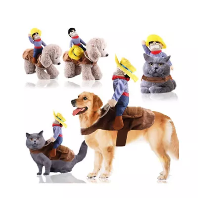 Product Pet Life Halloween Yeepaw Cowboy Dog & Cat Costume