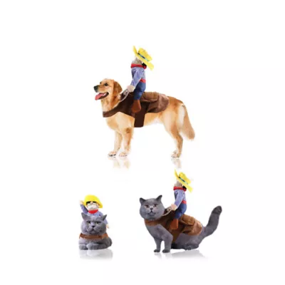 Product Pet Life Halloween Yeepaw Cowboy Dog & Cat Costume