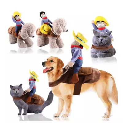 Product Pet Life Halloween Yeepaw Cowboy Dog & Cat Costume