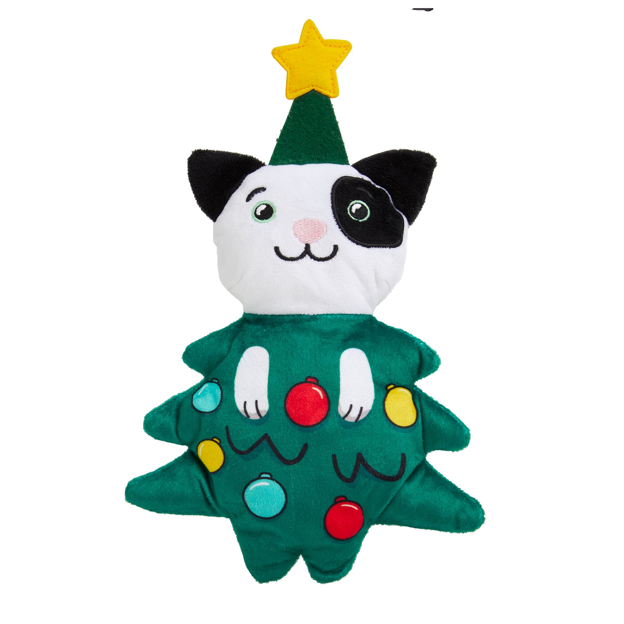Merry & Bright™ Holiday Cat Tree Kicker Cat Toy Catnip, Crinkle cat