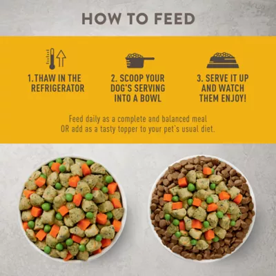 Product Simply Nourish® Fresh Market Adult Frozen Dog Food - Chicken & Vegetable