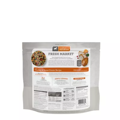 Product Simply Nourish® Fresh Market Adult Frozen Dog Food - Turkey & Sweet Potato