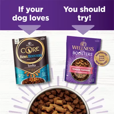 Product Wellness CORE Bowl Boosters Tender All Life Stage Dog Meal Topper - Grain Free, Lamb & Salmon